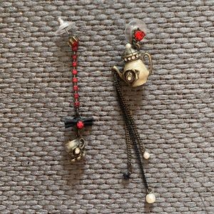 Betsey Johnson Mismatch Earrings